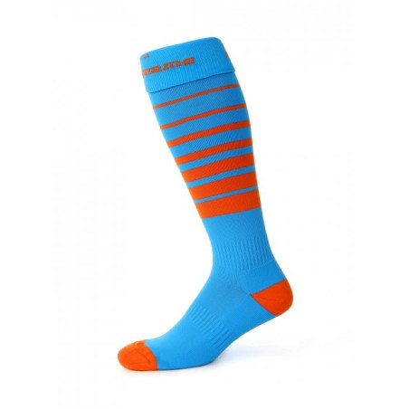 Chaussettes guêtre Noname - bleu / orange