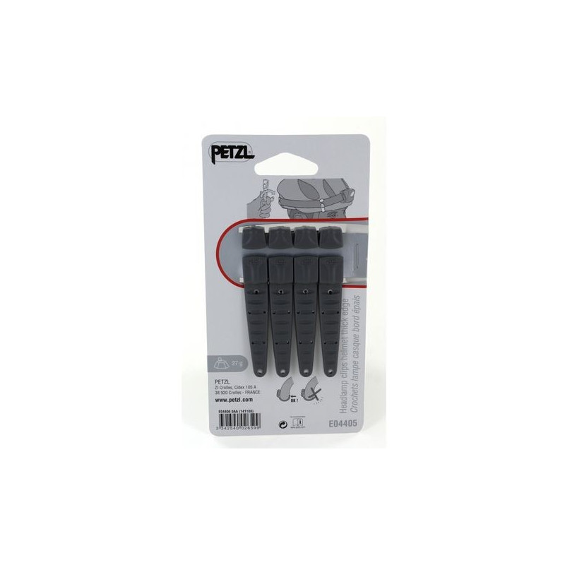 Crochets lampe casque - Marque PETZL