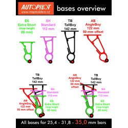 Pied de porte carte VTT - Autopilot