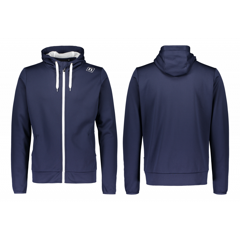 Sweat Track Hoodie Homme - bleu