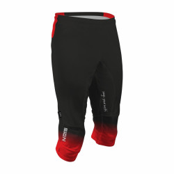 Pantalon 3/4 CO Pro Pants - noir/rouge