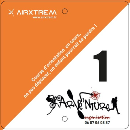 10 balises plastique orientation à personnaliser