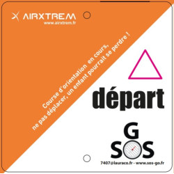 10 balises plastique orientation à personnaliser