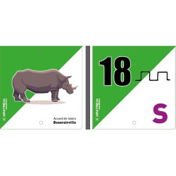 10 balises plastique orientation à personnaliser