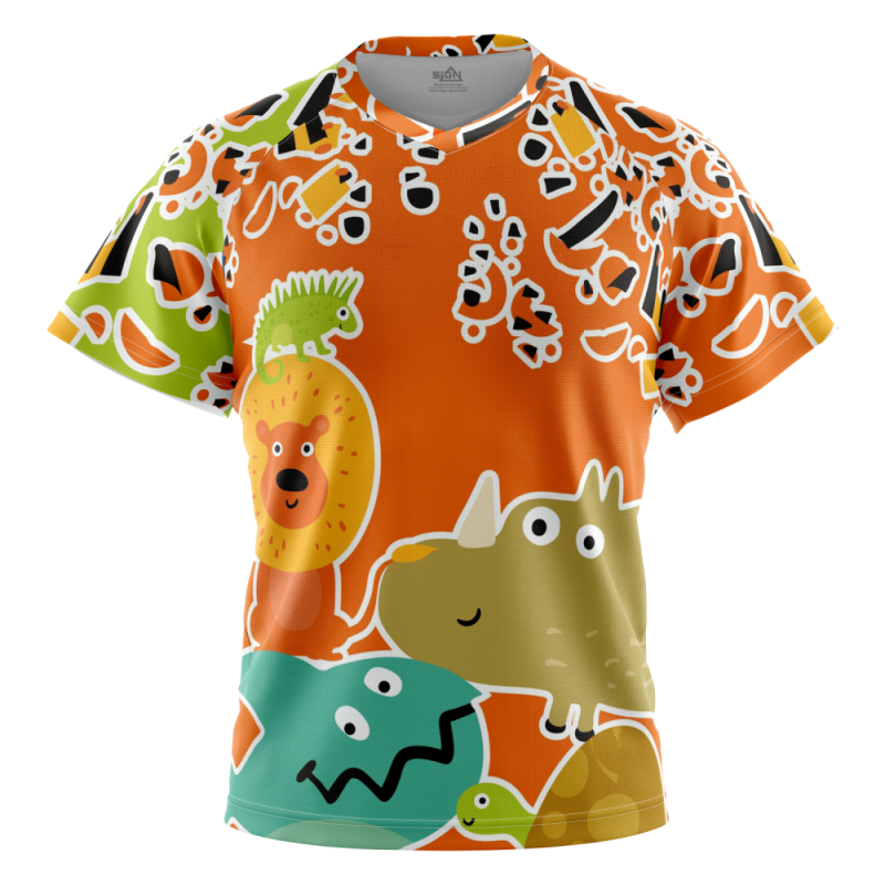 Maillot CO enfant - animaux savane