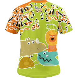 Maillot CO enfant - animaux savane