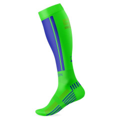 Chaussettes guêtres Pro Race de CO - vert/bleu