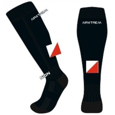 Chaussettes guêtres de CO Pro Race - noir + balise