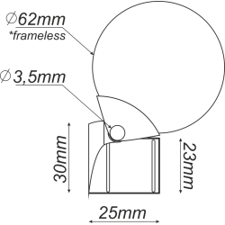 Loupe pour boussole pouce Sign - Pro 60