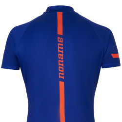 Maillot Combat manches courtes bleu/orange UX22 - NoName