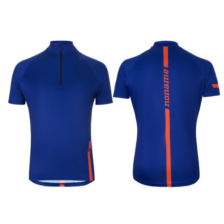 Maillot Combat manches courtes bleu/orange UX22 - NoName