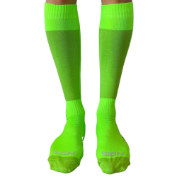 Chaussettes guêtres de CO fines - Vert fluo