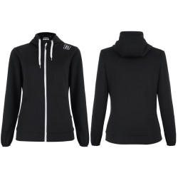Sweat Track Hoodie Femme - noir