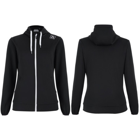 Sweat Track Hoodie Femme - noir