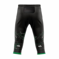 Pantalon CO 3/4 Sign Hybrid - noir/vert