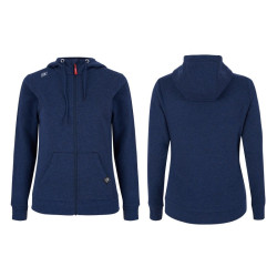 Sweat Track Hoodie Femme 23 - bleu chiné