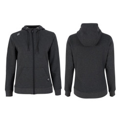 Sweat Track Hoodie Femme 23 - noir chiné