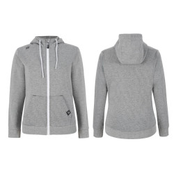 Sweat Track Hoodie Femme 23 - gris chiné