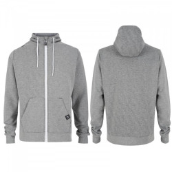 Sweat Track Hoodie Homme 23 - gris chiné