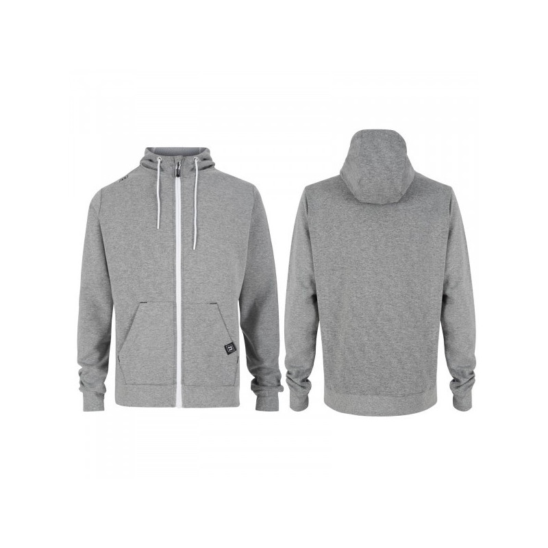 Sweat Track Hoodie Homme 23 - gris chiné