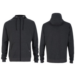 Sweat Track Hoodie Homme 23 - noir chiné