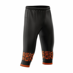Pantalon 3/4 CO Pro Pants Hybrid- noir/orange