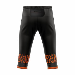 Pantalon 3/4 CO Pro Pants Hybrid- noir/orange