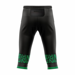 Pantalon 3/4 CO Pro Pants Hybrid- noir/vert