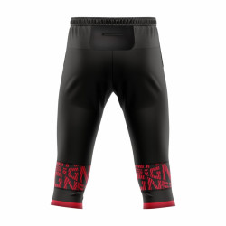 Pantalon 3/4 CO Pro Pants Hybrid- noir/rouge