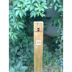 Piquet permanent parc / jardin public pour course d'orientation