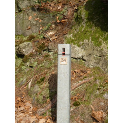 Piquet permanent parc / jardin public pour course d'orientation