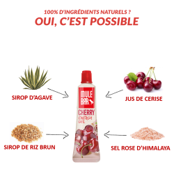 Gel énergétique Mulebar - Cerise