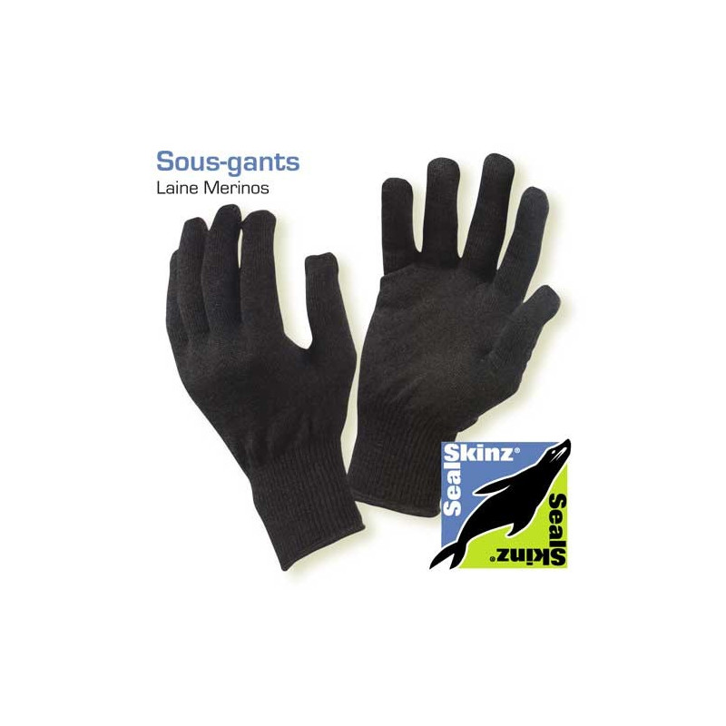 Sous gant Merino - Marque Sealskinz