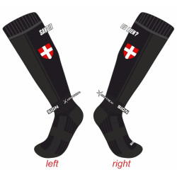Chaussettes guêtres de CO fines - croix de Savoie