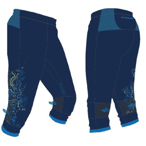 Pantalon 3/4 course d'orientation - Horizon - bleu