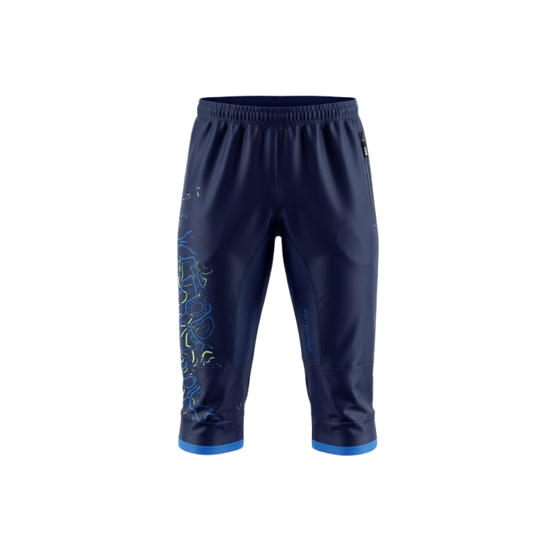 Pantalon 3/4 course d'orientation - Horizon - bleu