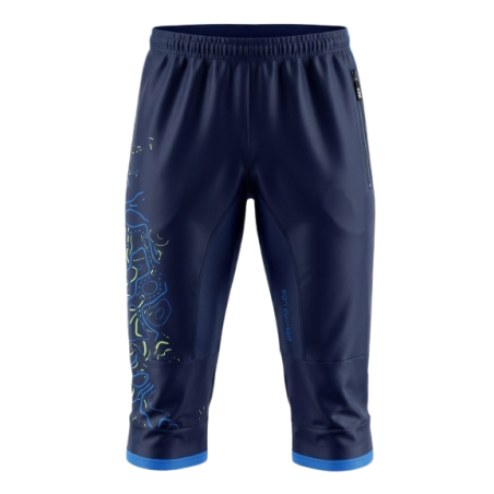Pantalon 3/4 course d'orientation - Horizon - bleu