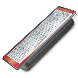 Porte définitions TUBE "L" - 28 postes - Marque VAPRO