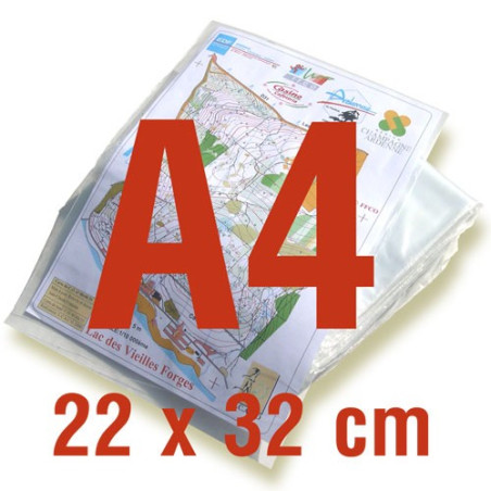 Plastiques cartes A4 - Epaisseur 100 microns