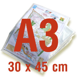 Plastiques cartes A3 - Epaisseur 100 microns