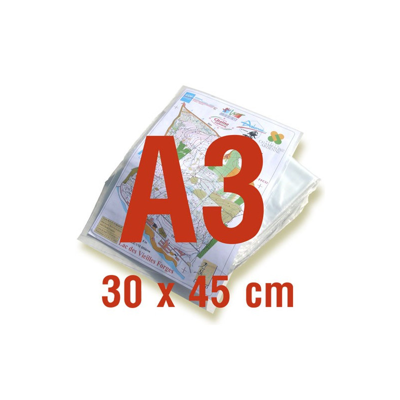 Plastiques cartes A3 - Epaisseur 100 microns