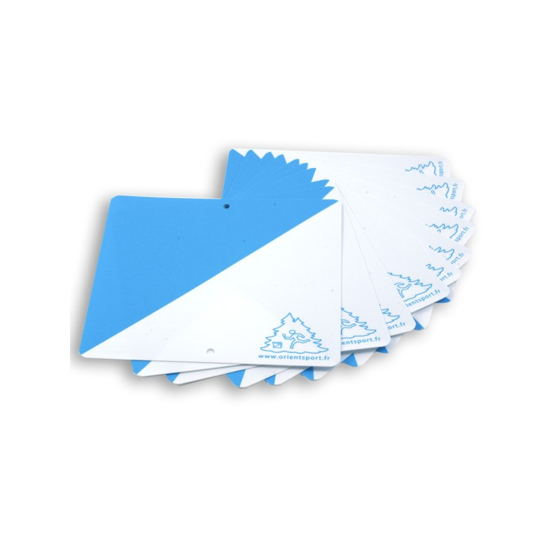 10 balises orientation O'Couleurs 15x15cm