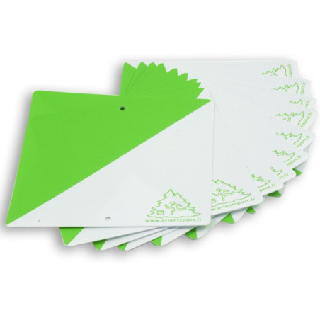 10 balises orientation O'Couleurs 15x15cm