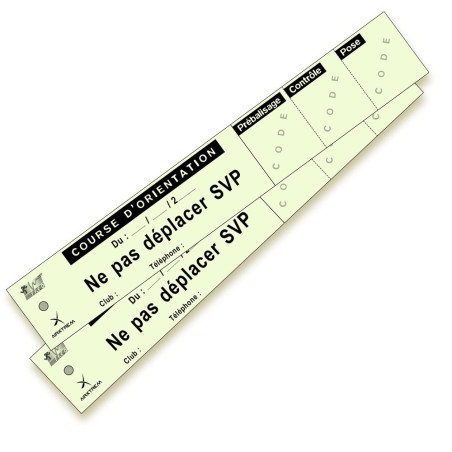 Ticket de pré-balisage